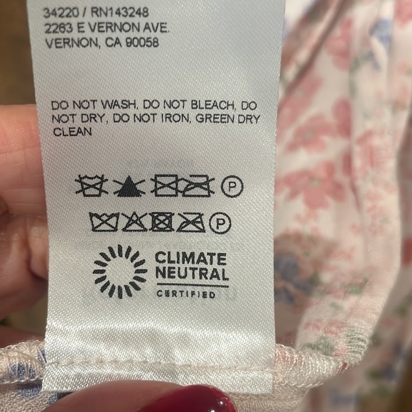 NWT Size Small Reformation Laurent Wrap Dress - Picture 7 of 11